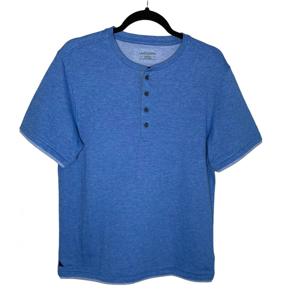 Untuckit Grassi Short Sleeve Henley T-Shirt